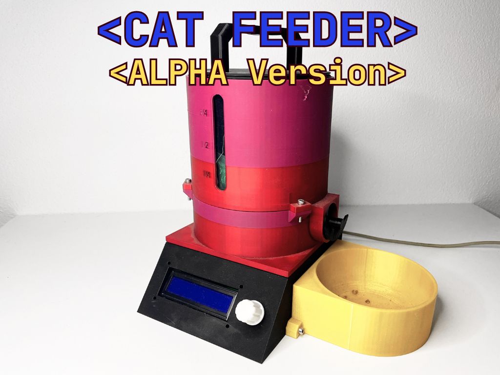 Automatic Cat Feeder v0.1 – ALPHA Version!