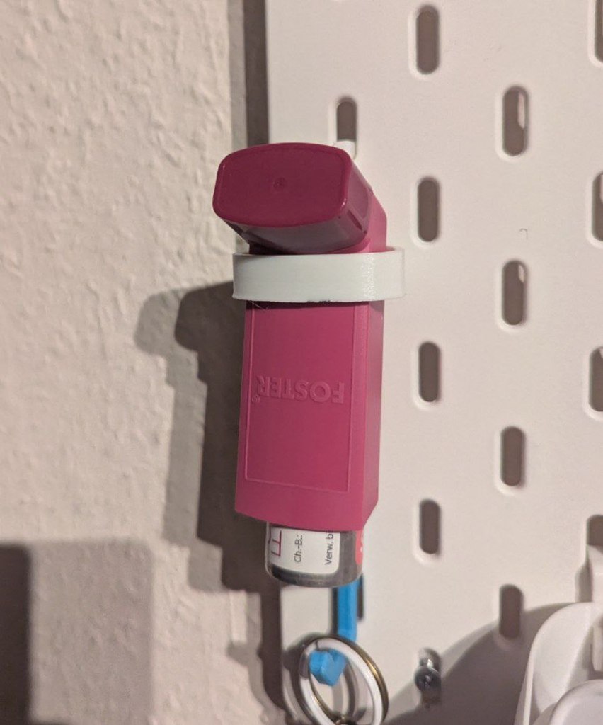 IKEA Skadis Inhaler Holder