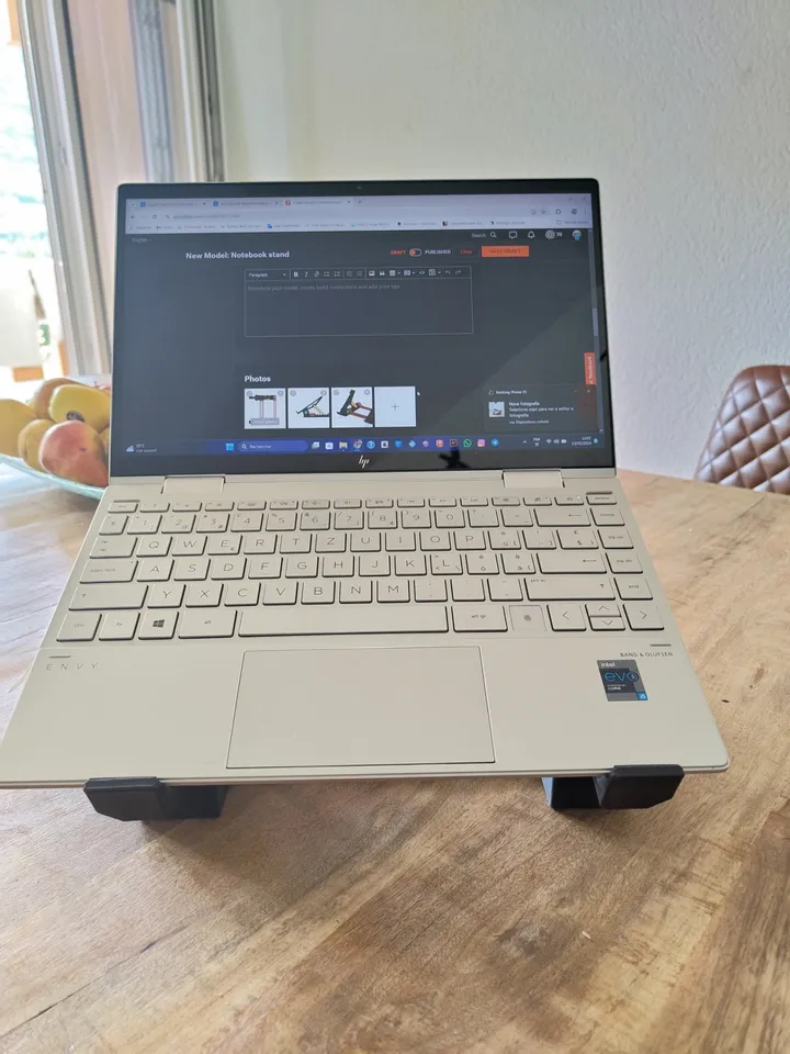Notebook stand by Xplod3D | Download free STL model | Printables.com