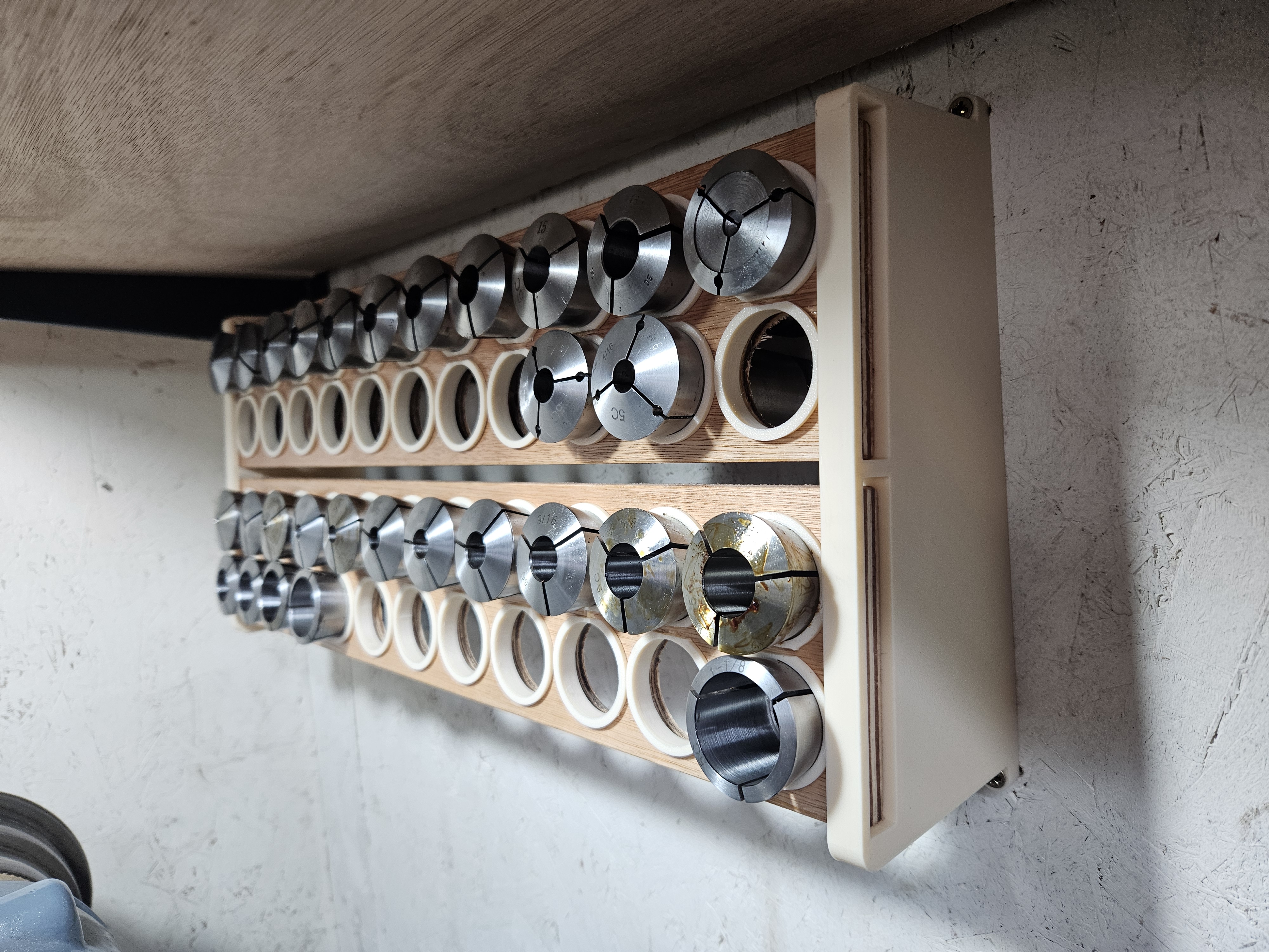 5C Collet Wall Rack (44 collets)