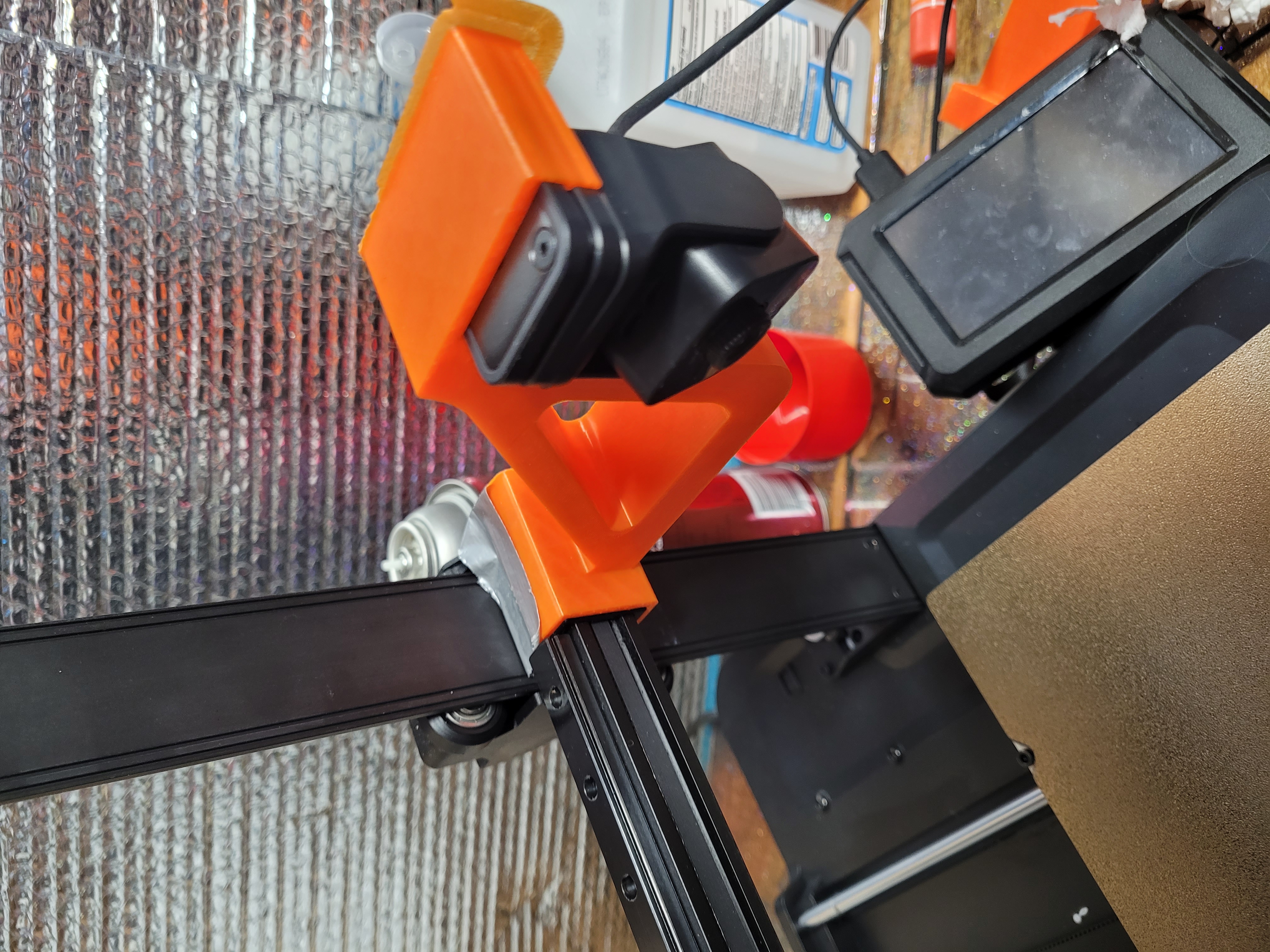 Raised Nebula camera mount for Ender 3 V3 KE 3D model thumbnail