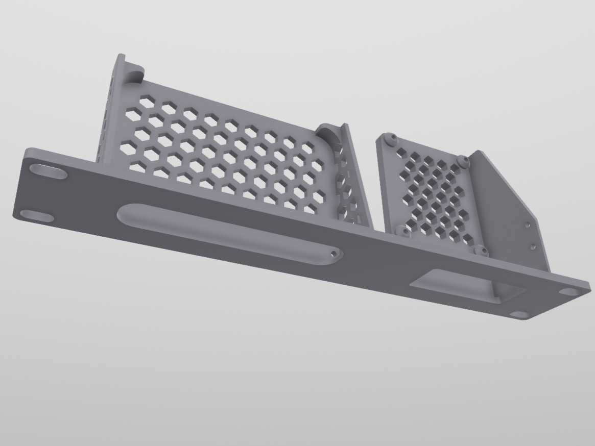 10 inch rack Unifi USW Flex Mini + RPi