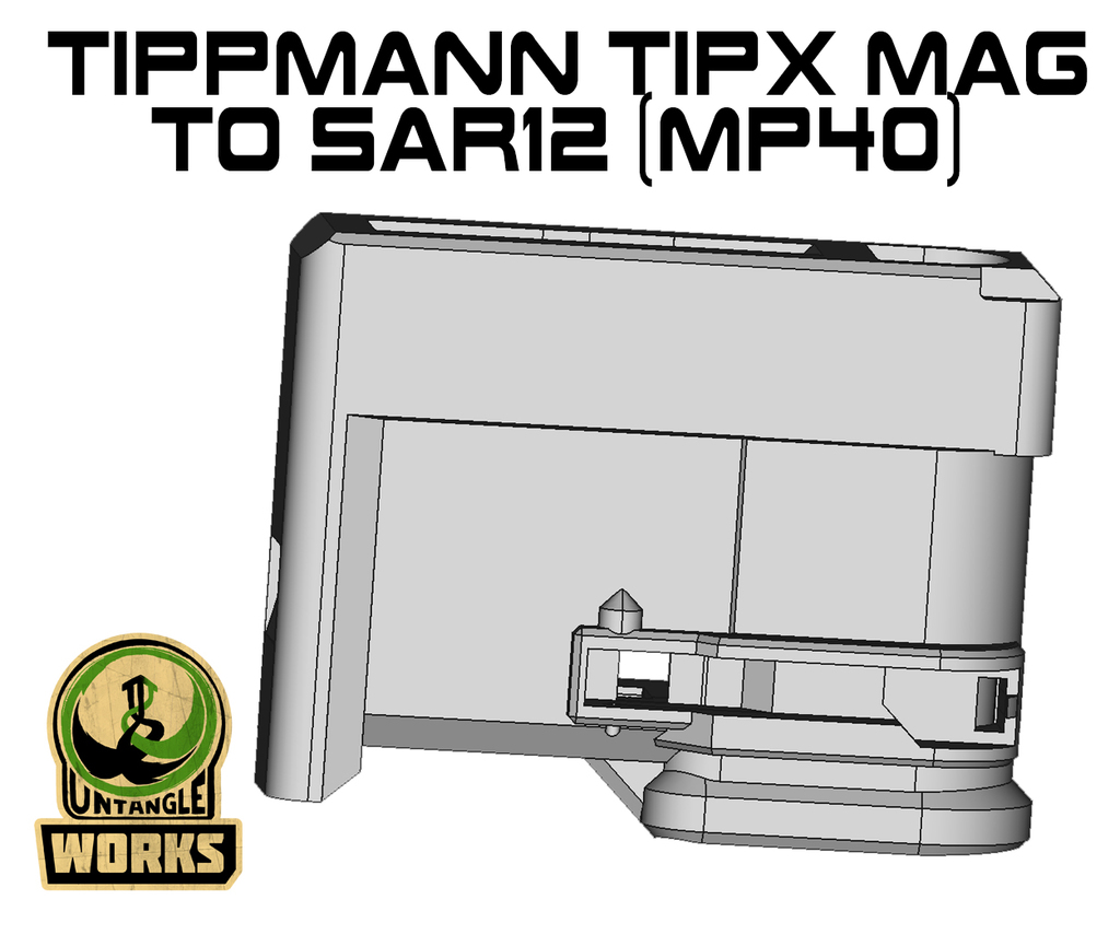 Tippmann TiPX MP40 model Mag to SAR12 Adapter