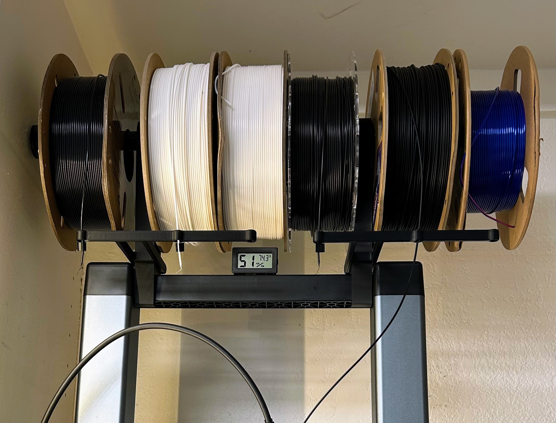 Filament Guide For M5C Spool Holder By Cl@ytr0n | Download Free STL ...