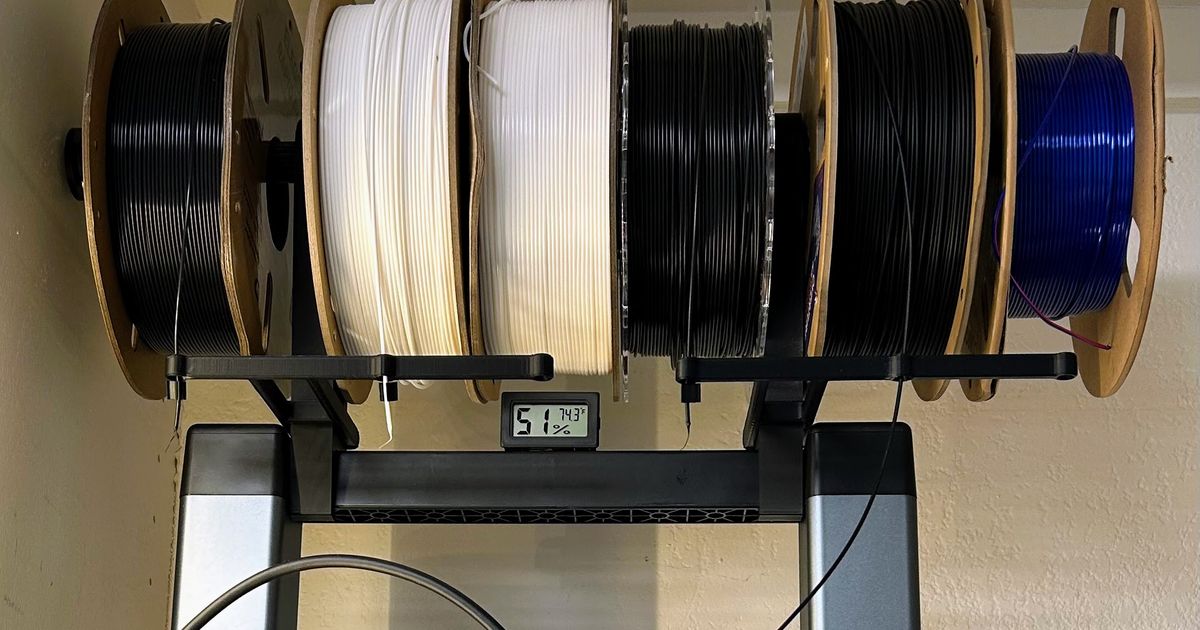 Filament Guide for M5C Spool Holder by cl@ytr0n | Download free STL ...