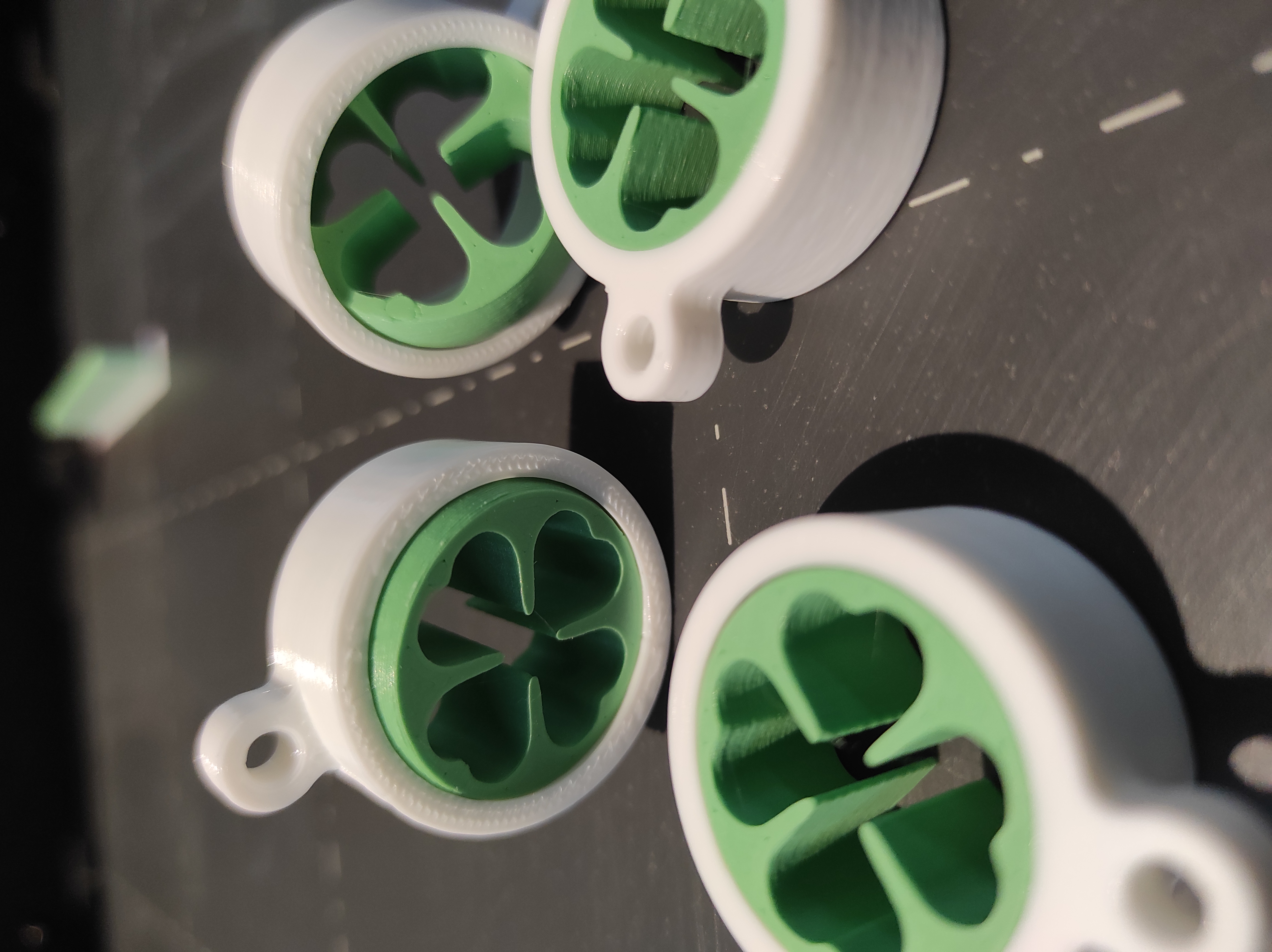 Gyro fidget Saint Patrick keychain