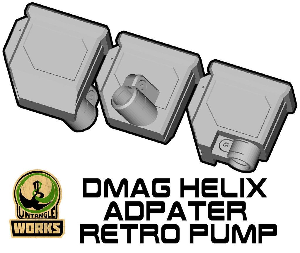 DMAG Helix Adapter Maverick, Trracer pump paintball