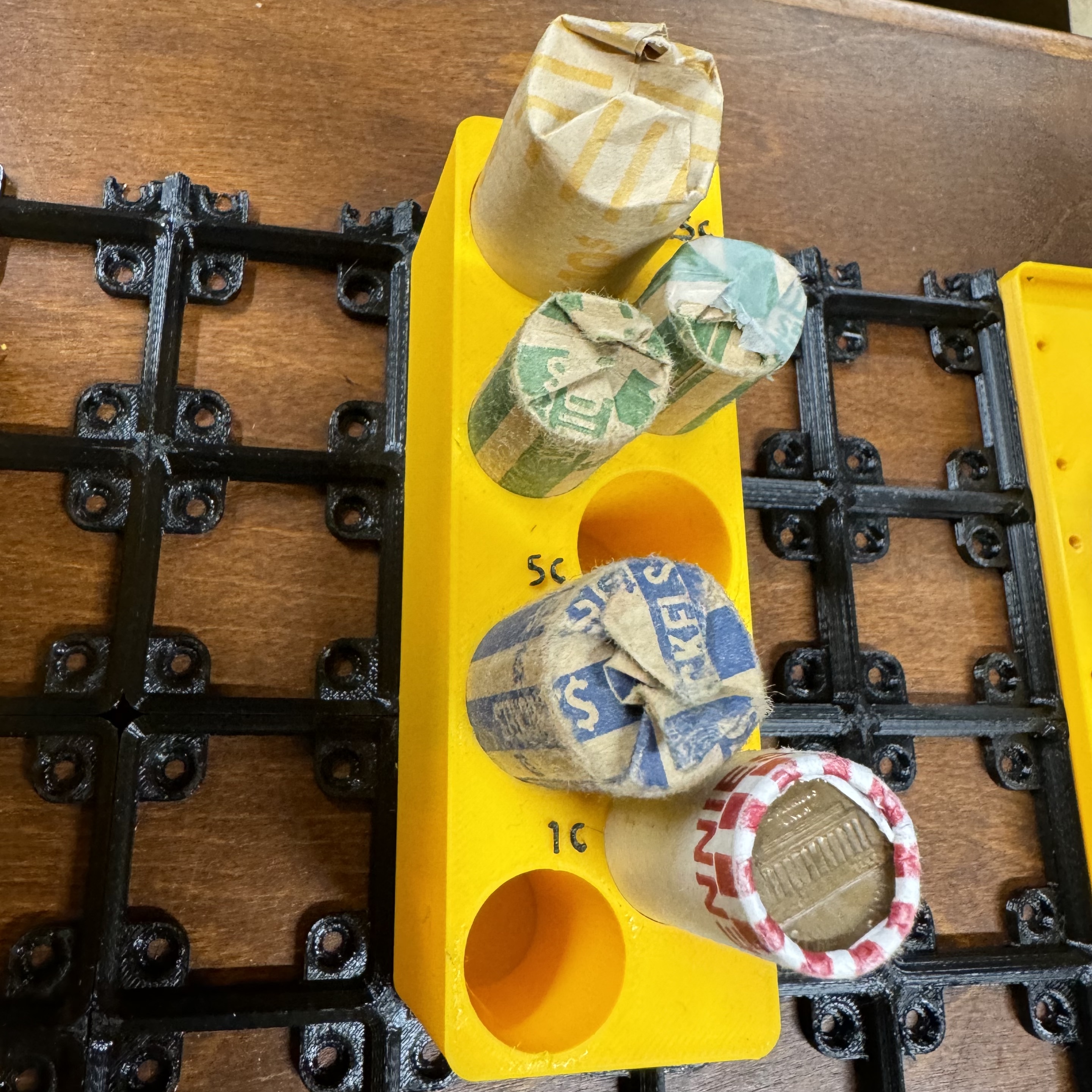 Gridfinity US coin roll holder by Doug Smith Download free STL model