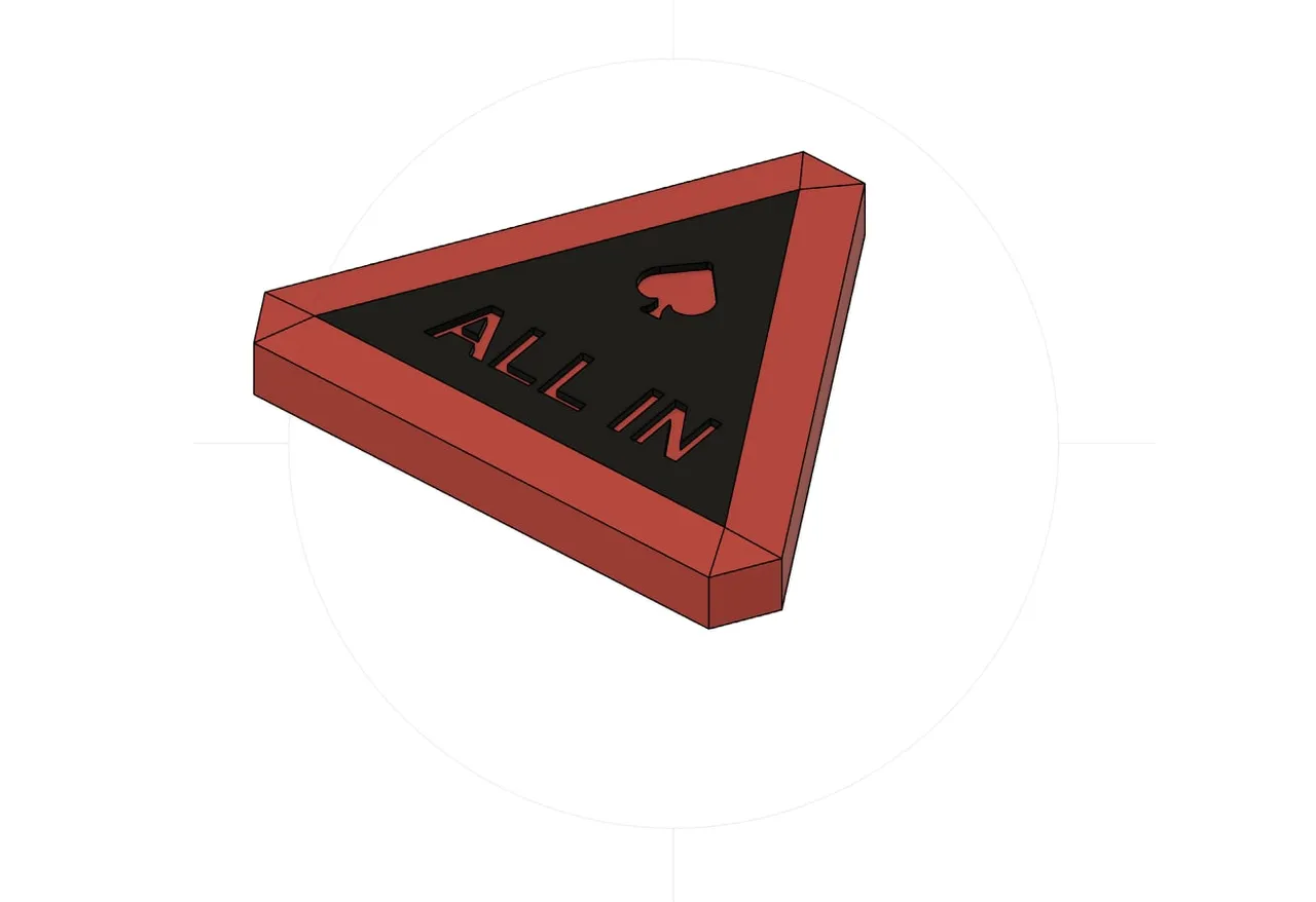 All-in Poker chip triangle by Vaip44 | Download free STL model ...