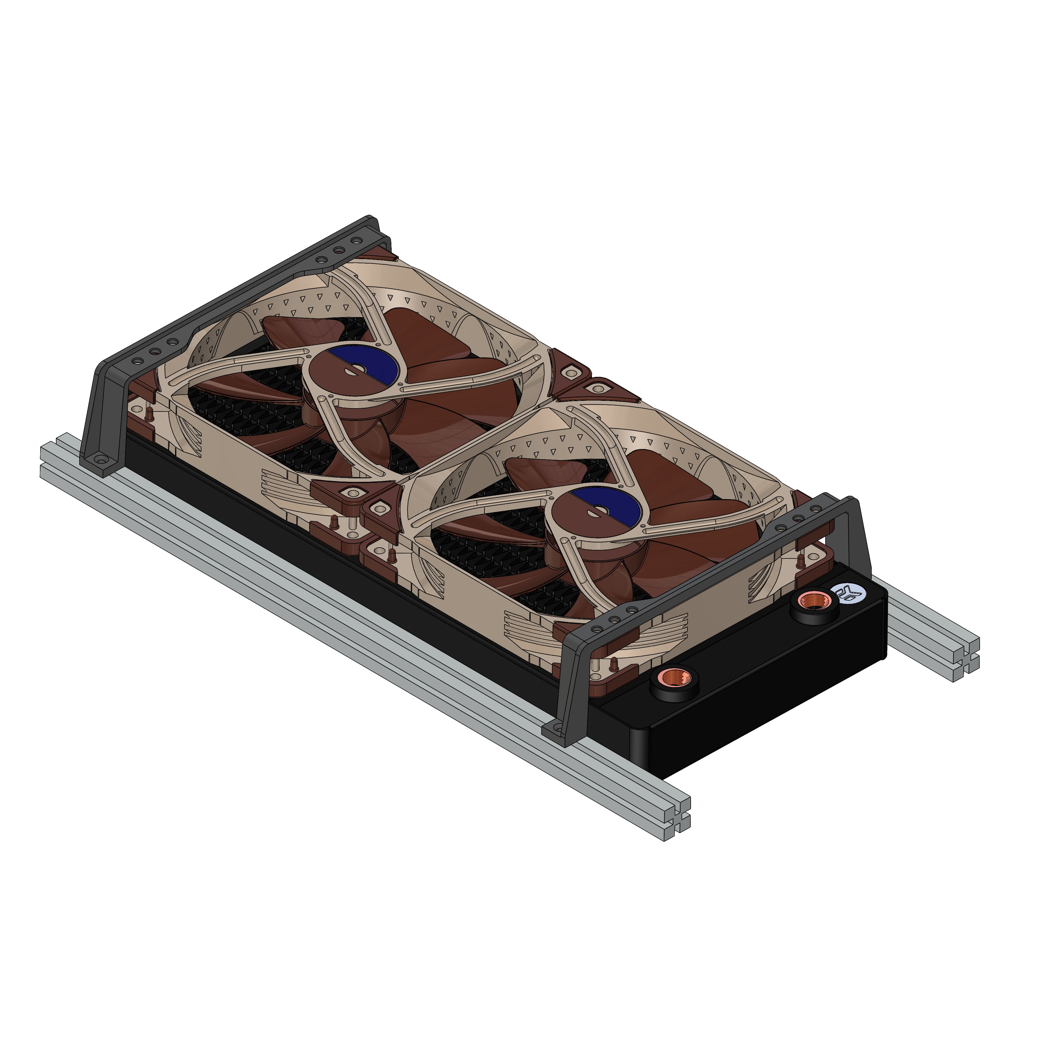 BeamCase - simple radiator bracket