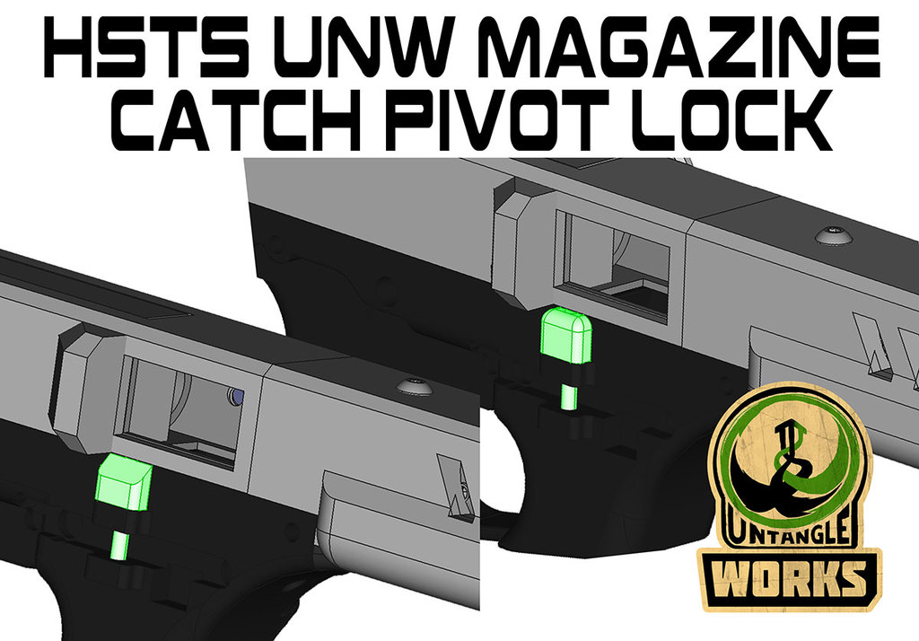 Professor Parabellum's HSTS UNW Magazine Catch Pivot set   