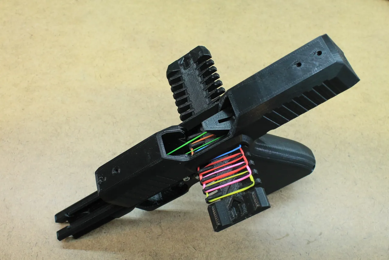 Mag Fed Mini Rubber Band Gun by FADesigns | Download free STL model ...