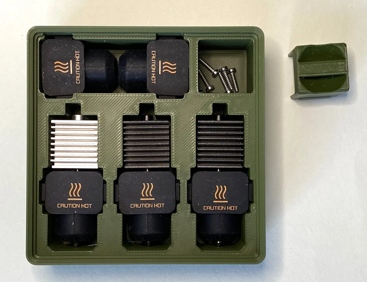 Bambu Lab Nozzle Container (Gridfinity W2xD2xH4) by Tritschi