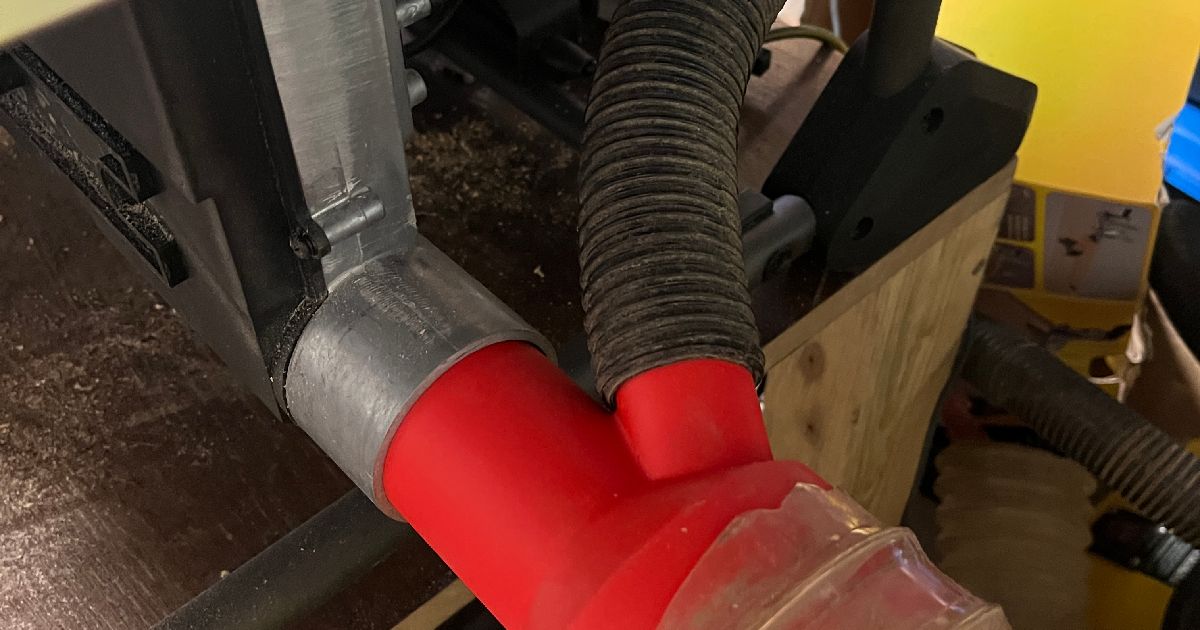 Evolution Table Saw Dust Extractor Hose by BannMakes Download free