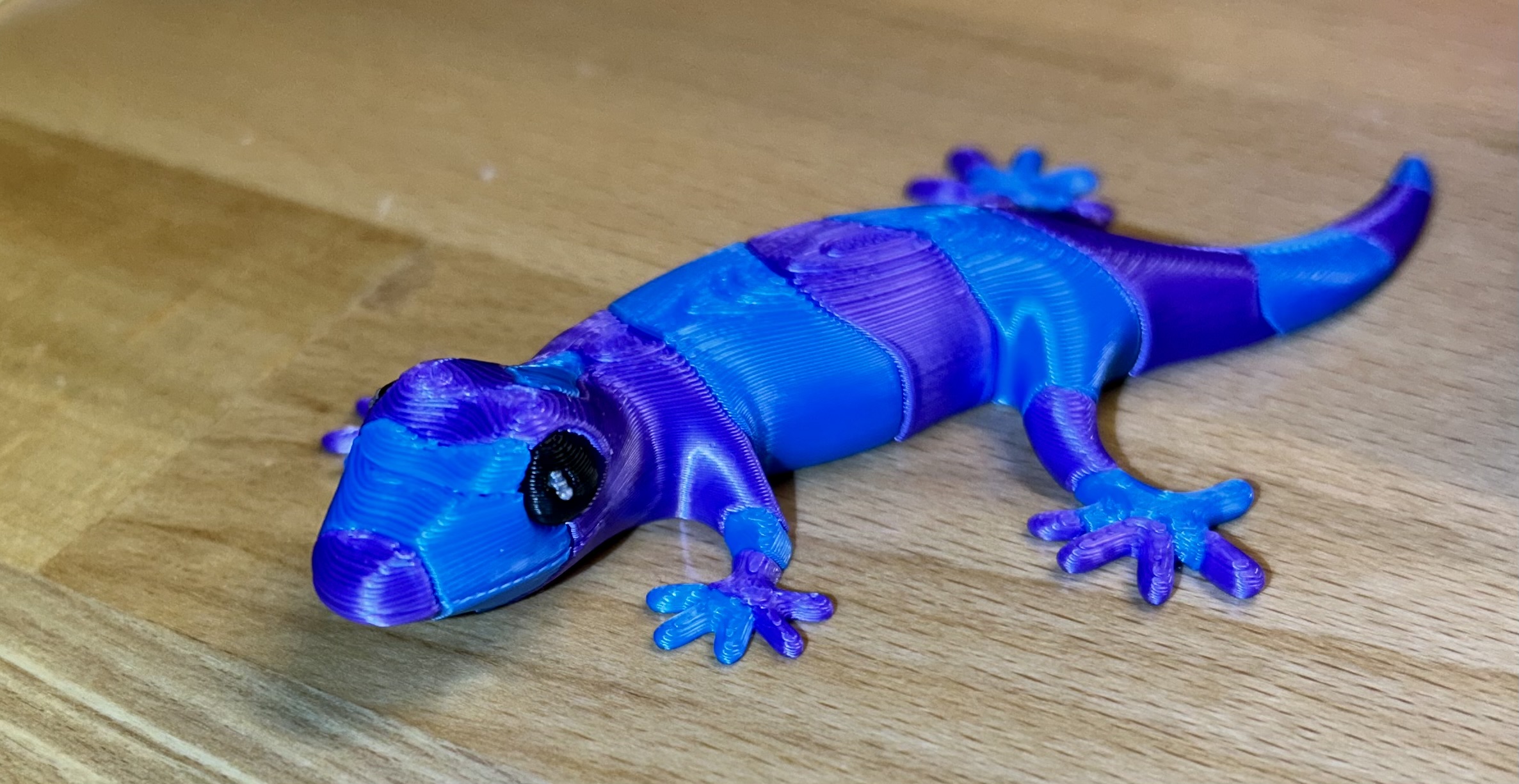 Striped Lizard (multi-material) with painted eye for MK4 and MMU3 by ...