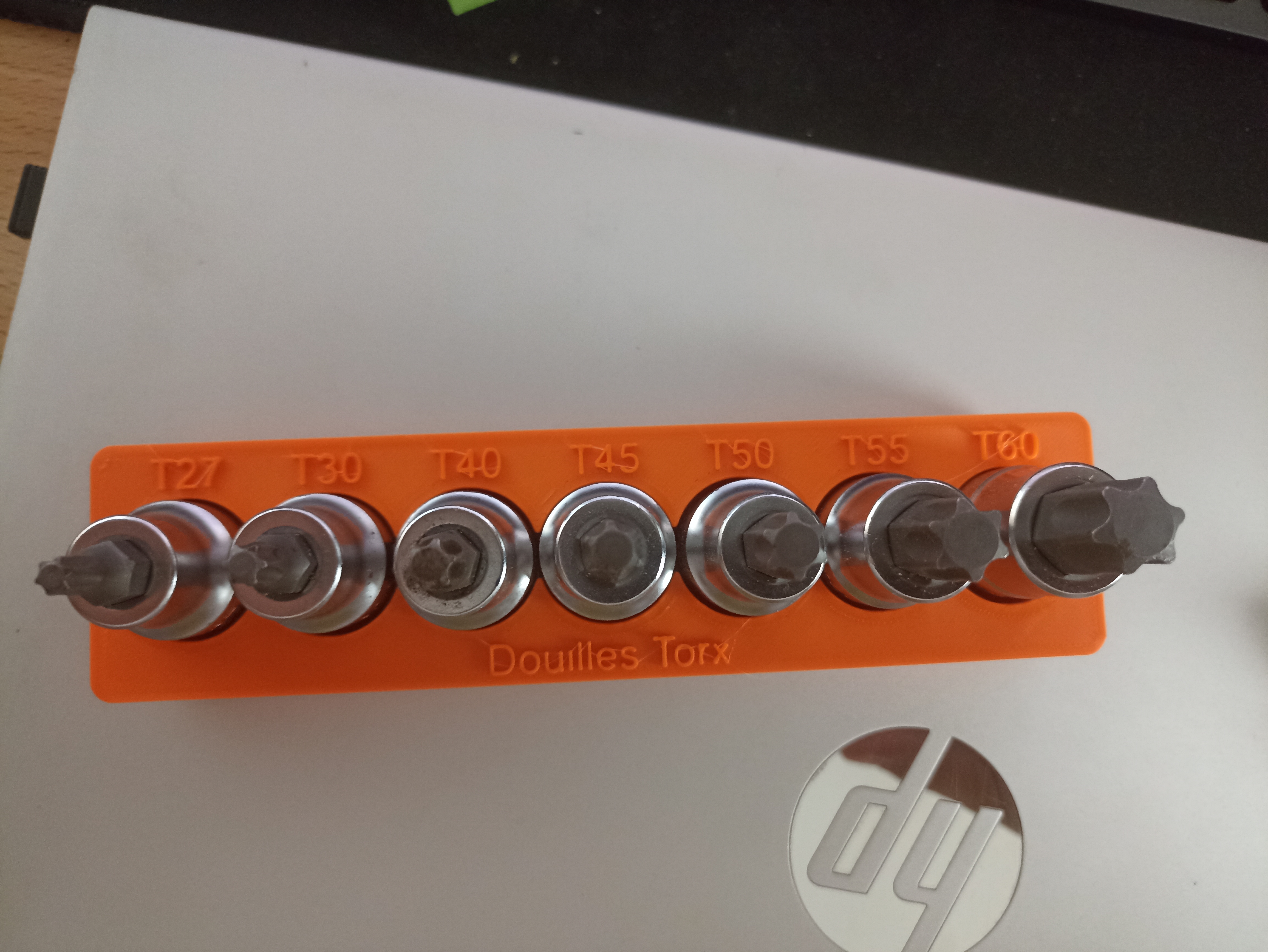 Miniatura 2 do modelo 3D gridfinity torx socket holder