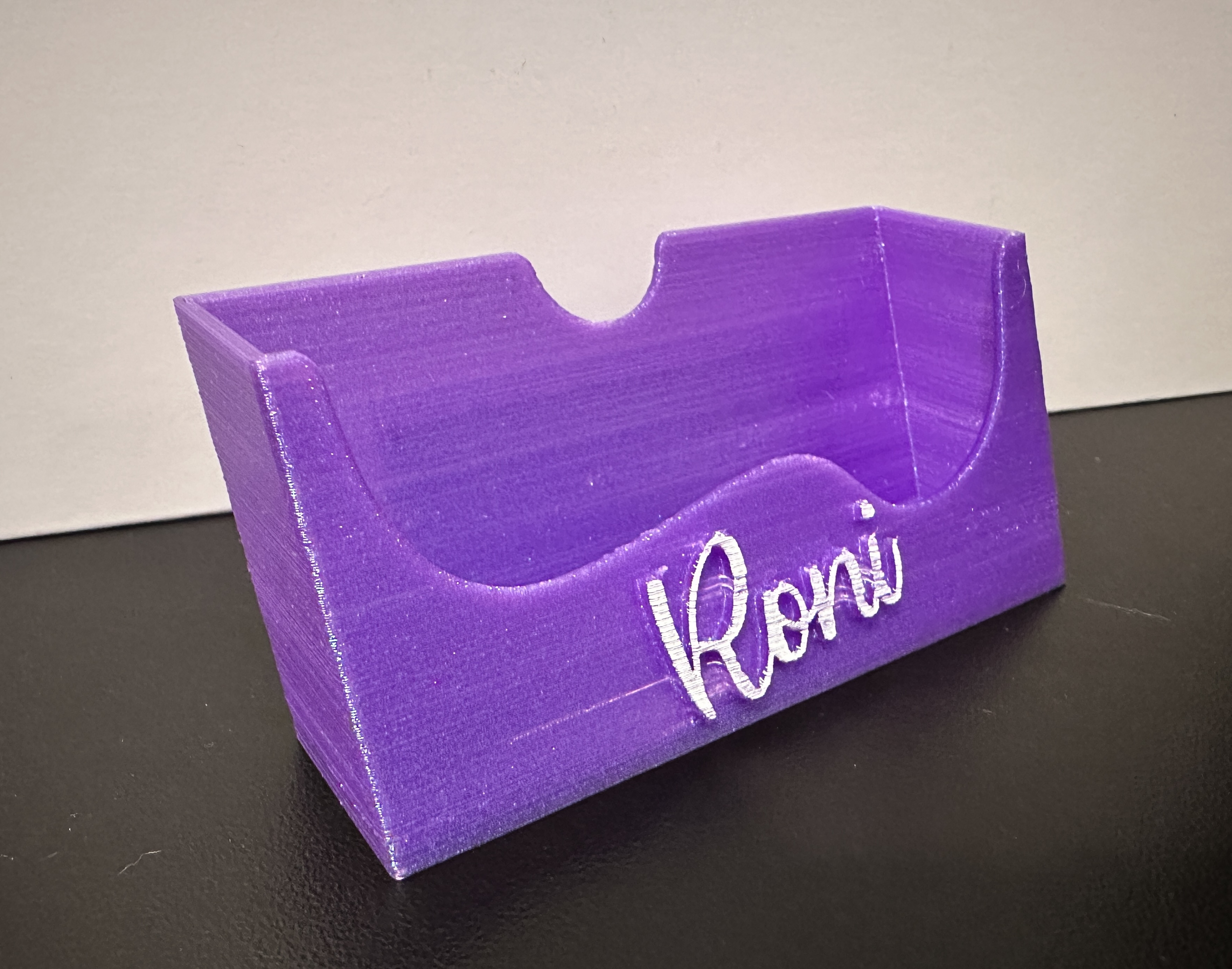 Simple & Elegant Business Card Holder (customizable)