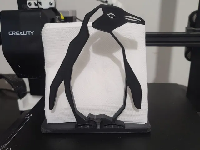 Penguin Napkin holder - Geometric art
