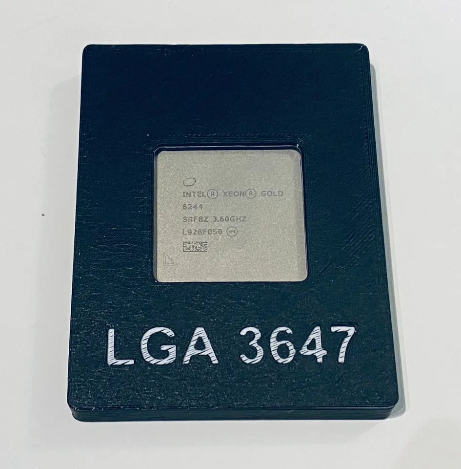 Intel LGA3645 CPU storage box with lid by nochkin | Download free