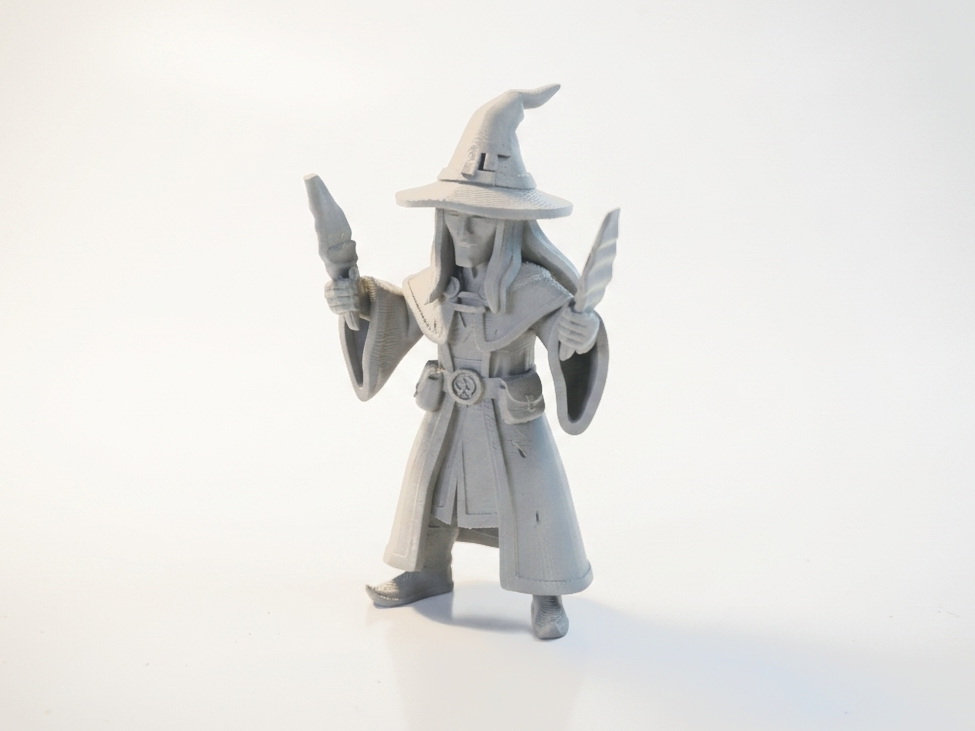 Wizard Skull Staff Fantasy Figurine 3D Printable