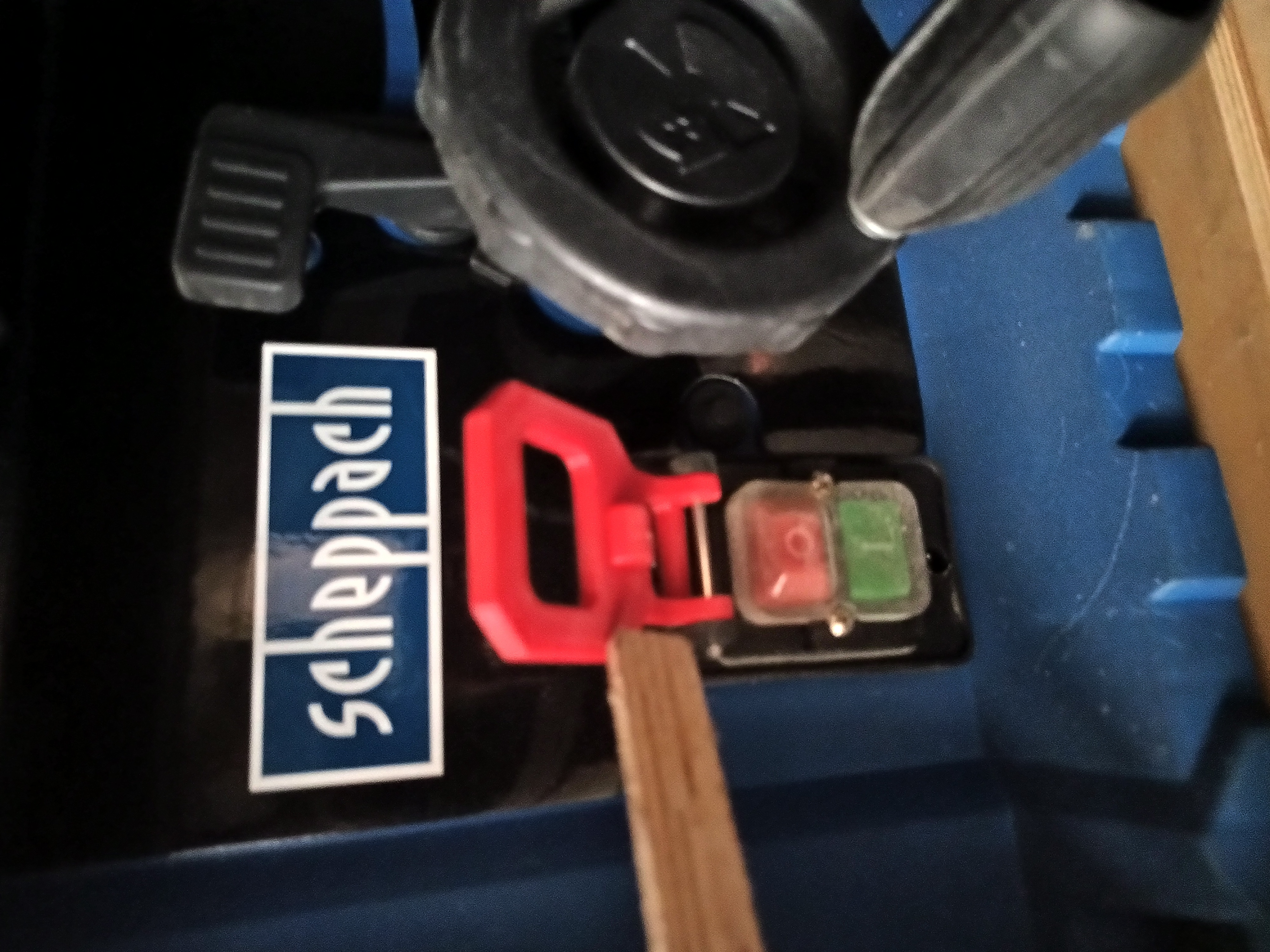 Table saw paddle stop for Scheppach HS105 — miniatura 2