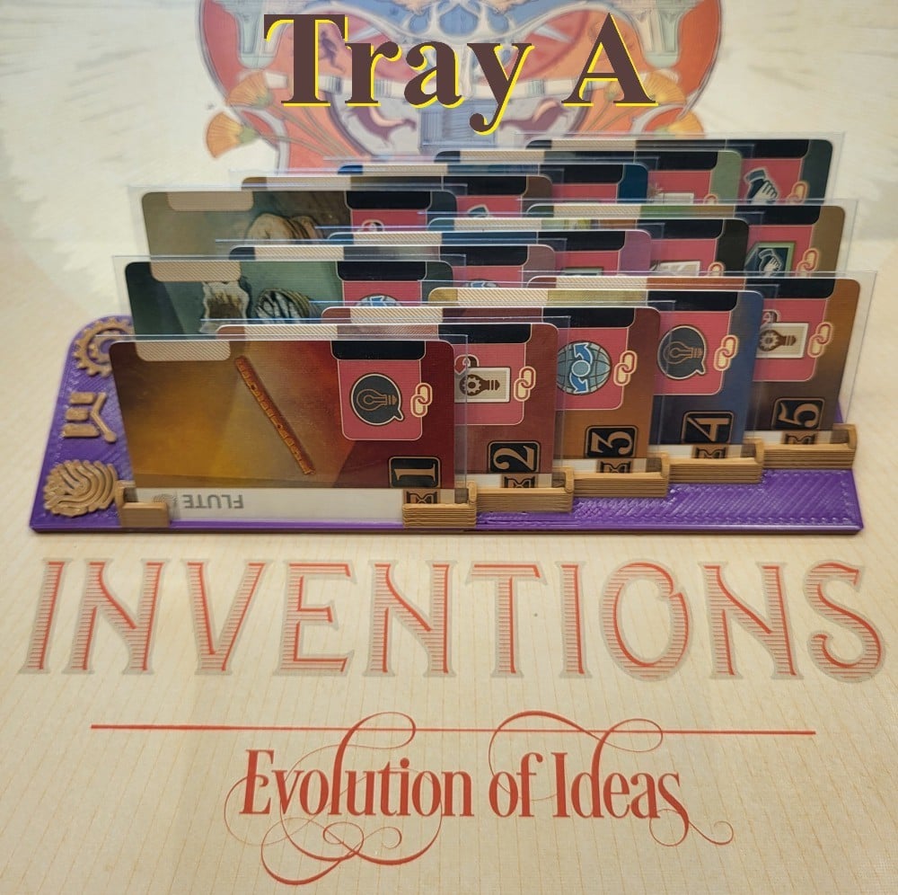 Inventions Evolution of Ideas Player Invention Card Tray by Spinodal_Zeugma Download free