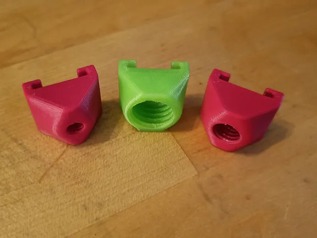 1/4, 3/8 and 5/8 threads to cold shoe adapter