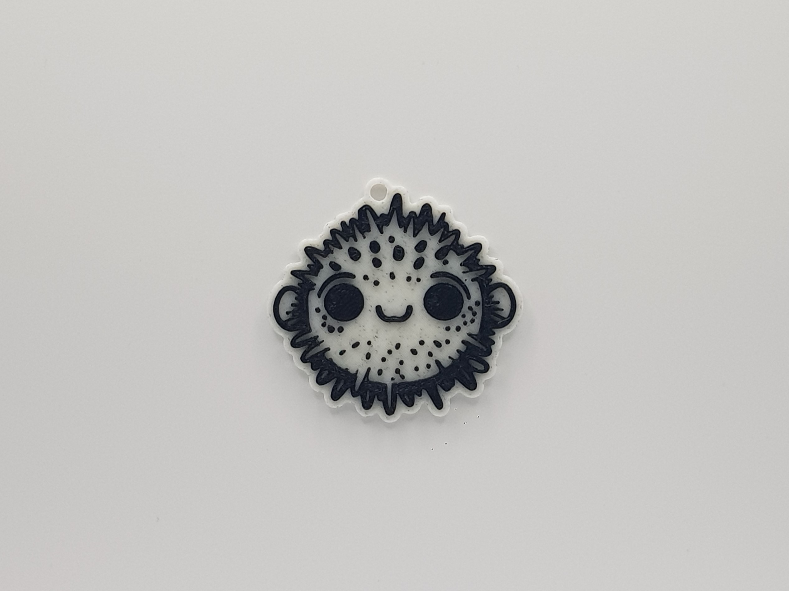 Cute Pufferfish Keychain