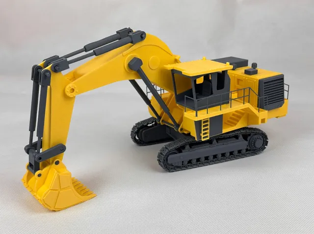 Caterpillar 6020B Minig Excavator- Fully 3D printable model