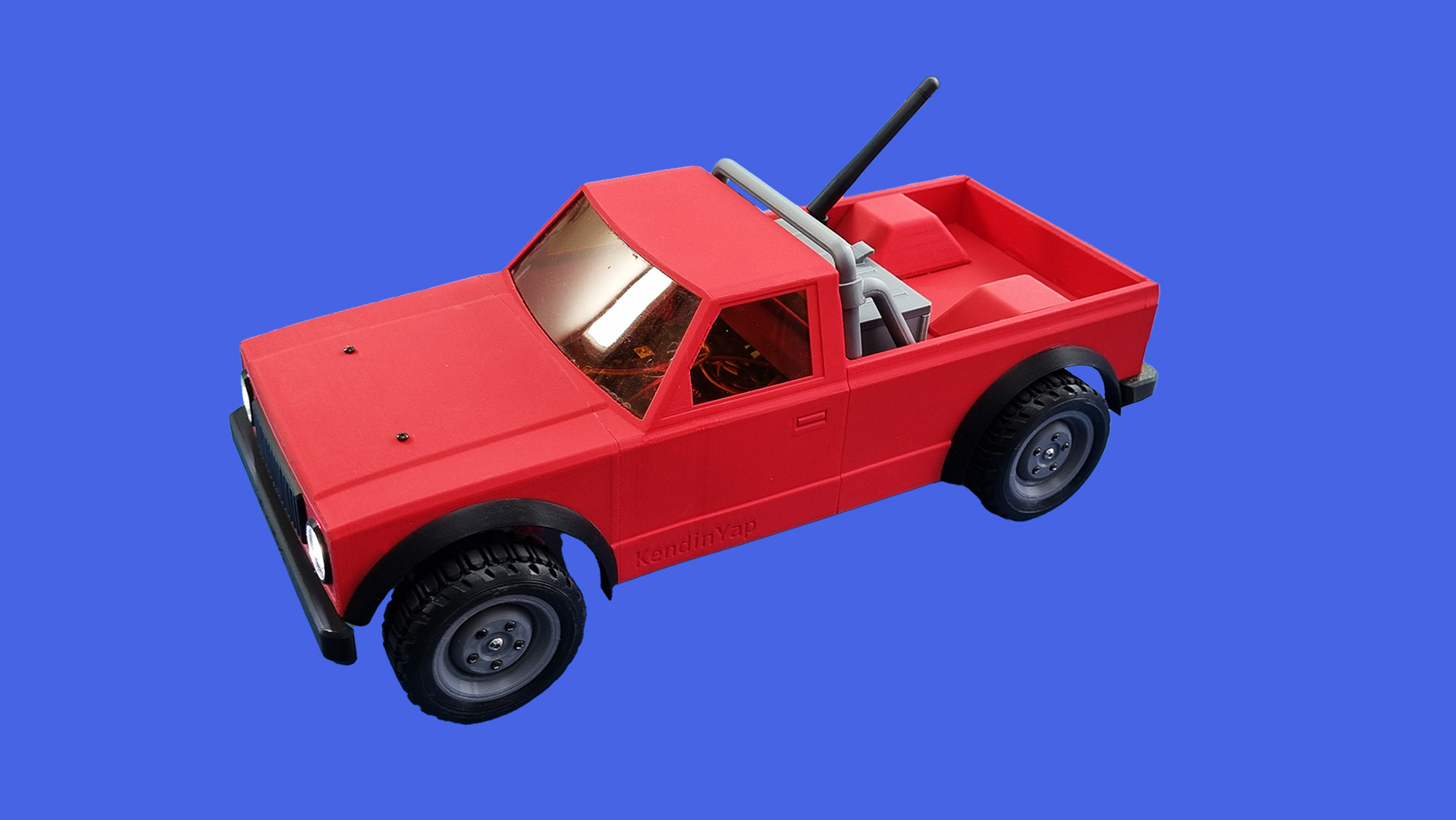 Fully 3D Printed RC Pick-Up