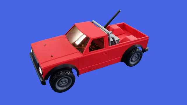 Fully 3D Printed RC Pick-Up