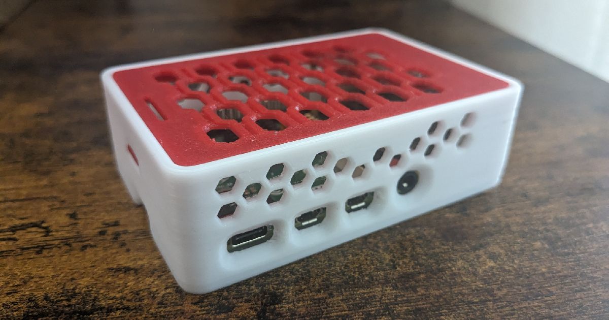 Raspberry Pi 4 case lateral airflow by rolmos | Download free STL model ...