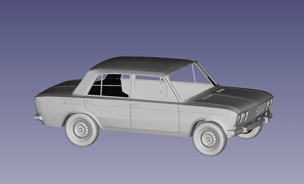 Lada VAZ-2103 by Achilleas Kasmetlis | Download free STL model
