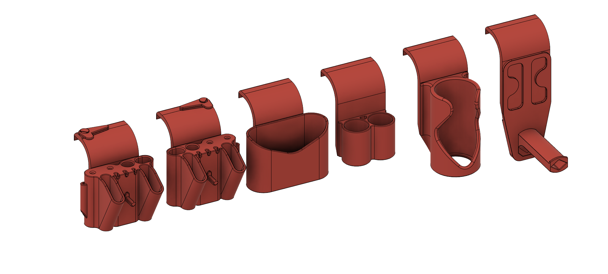 FF Adv 5M Pro Tool Holder Set 3D model thumbnail