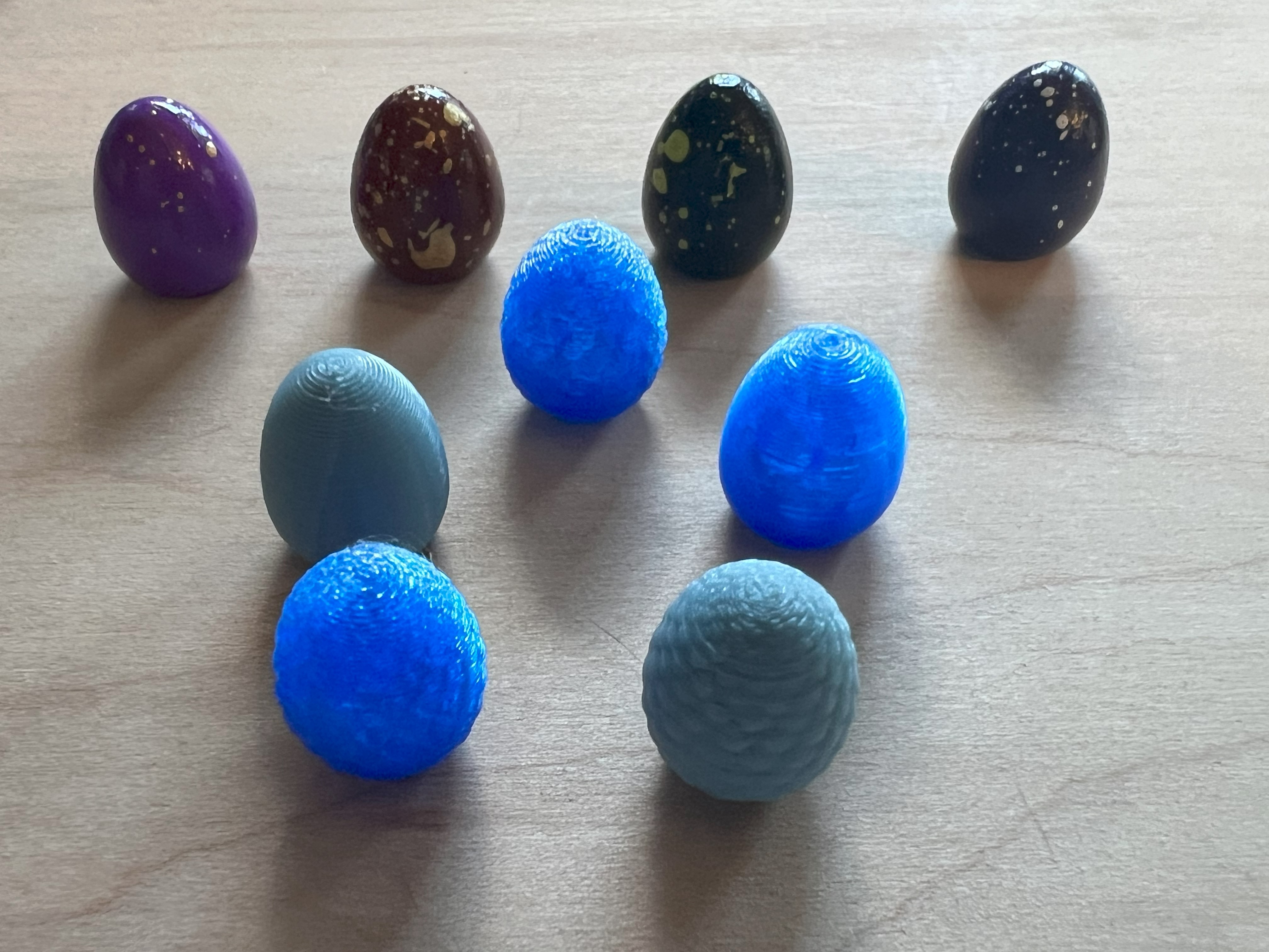 Wyrmspan Eggs with and without scales