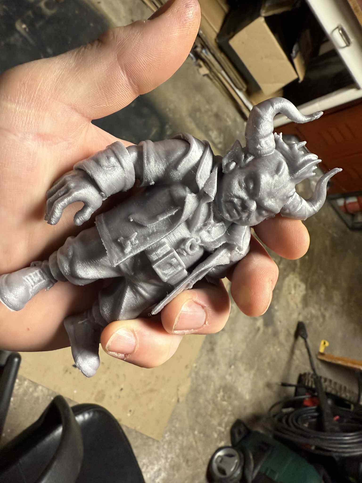 Miniatura 2 do modelo 3D Character Hellboy, devil, Satan