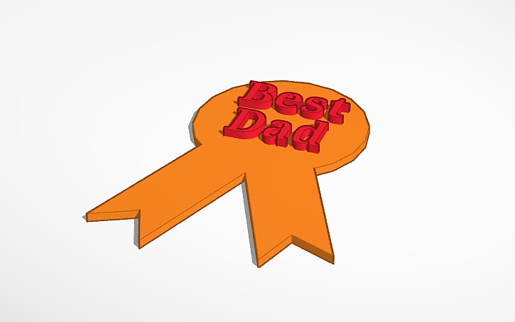 Medaille/Schleife/Rosette für Besten Papa Geschenke