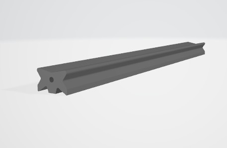Sailboat boom track/profile