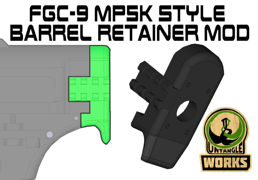 FGC-9 MP5K barrel retainer mod
