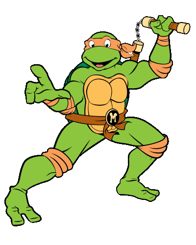 Michelangelo  - Ninja Turtle - Hueforge