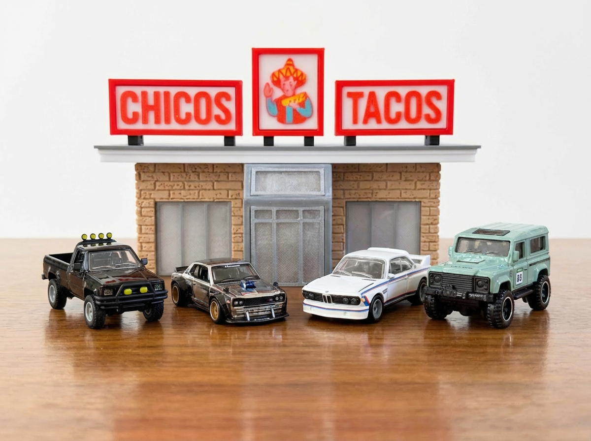 1/64 Chicos Tacos Diorama — thumbnail 2