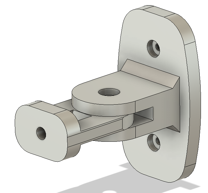 Low Profile Adjustable Speaker Wall Mount