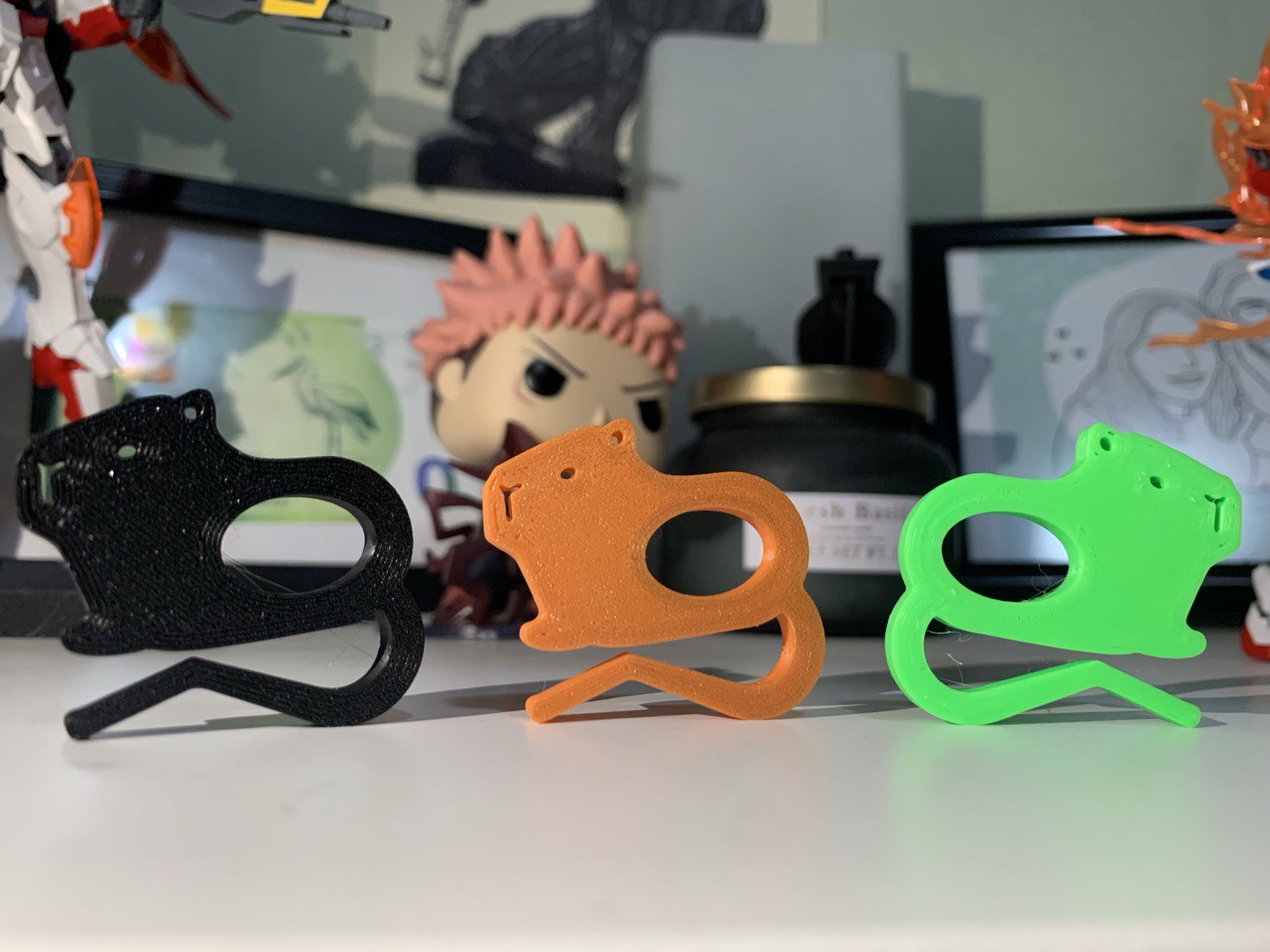 Miniatura 2 do modelo 3D Capibara Bag clip