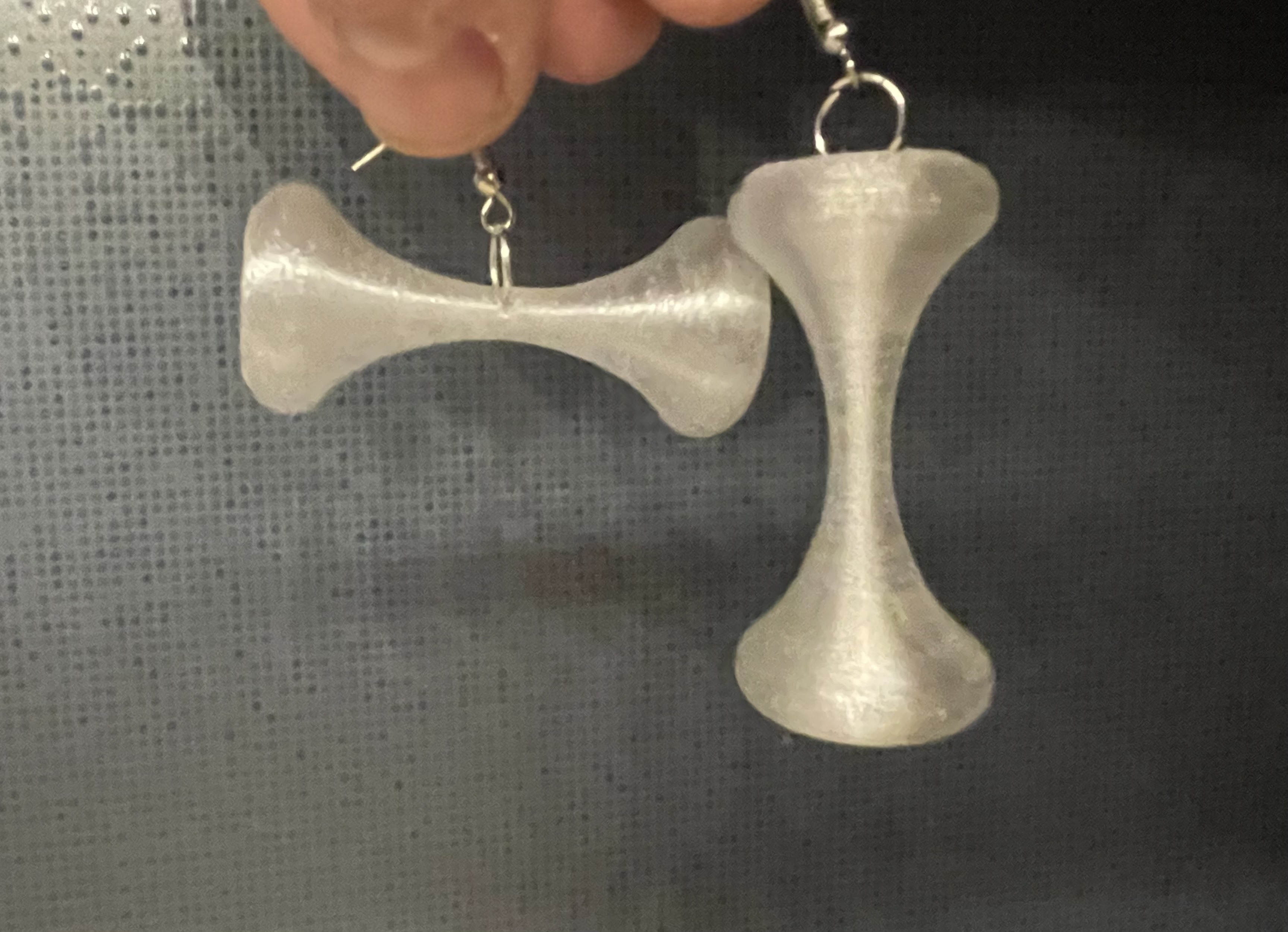 náušnice geometroidy / geometroid earrings