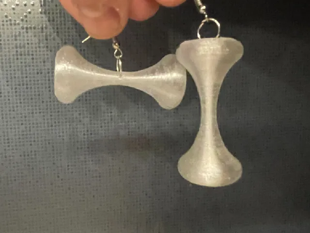 náušnice geometroidy / geometroid earrings