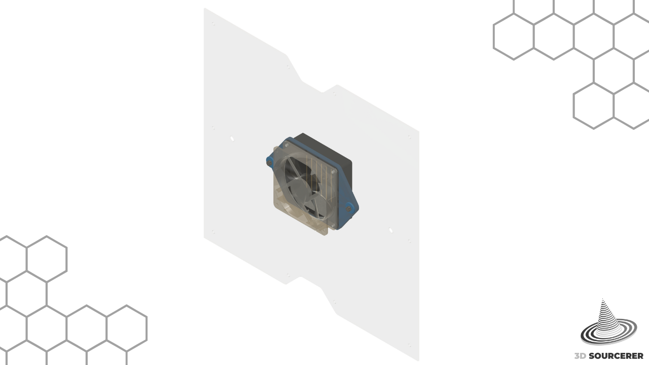 SUMO/DELACK Enclosure Internal Fan HEPA Filter for Ventilation System