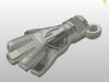 Goalkeeper glove keychain