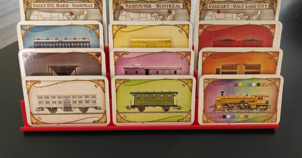 Ticket to ride card deck by RNLDNKP Download free STL model