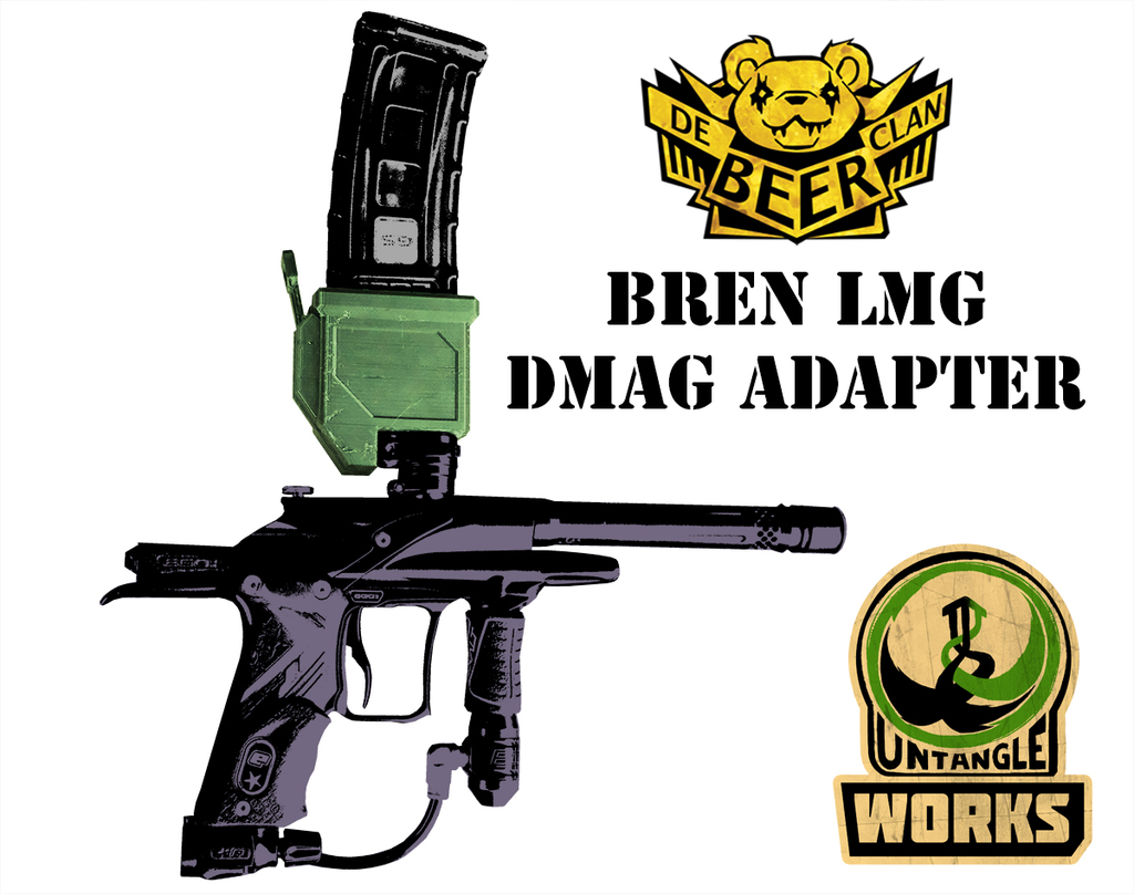 MCS DMAG/HELIX Universal Magazine Adapter Bren LMG Style