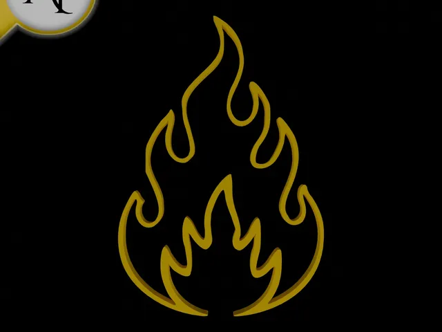 Simple Flame Symbol - 2D Art